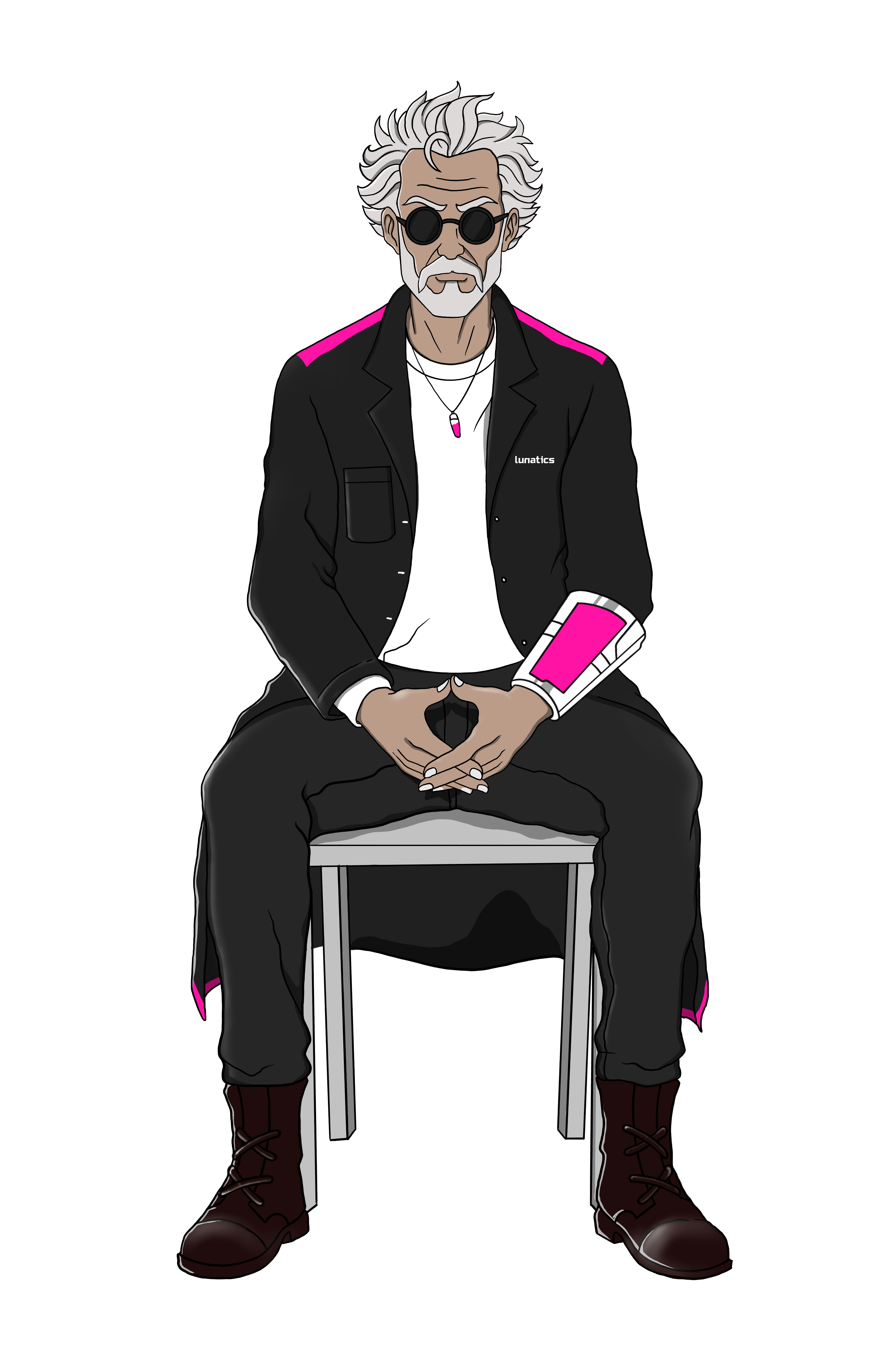 Lunatics Character - Representing our bold and creative spirit